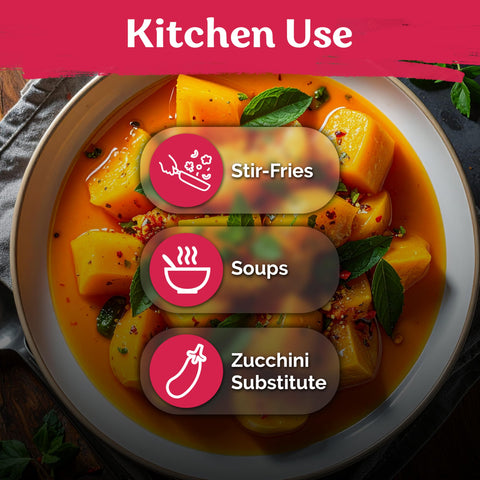KVITER gourds ideal for stir-fry image and soups.