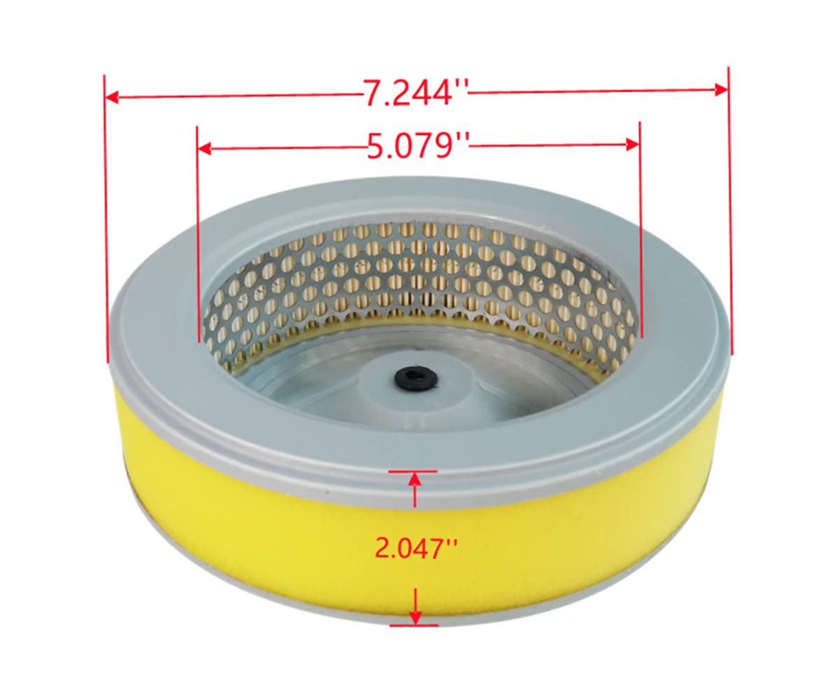 Kvjicdo air filter GX630R prevents dust ingress for smoother starts.