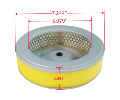 Kvjicdo air filter GX630R prevents dust ingress for smoother starts.