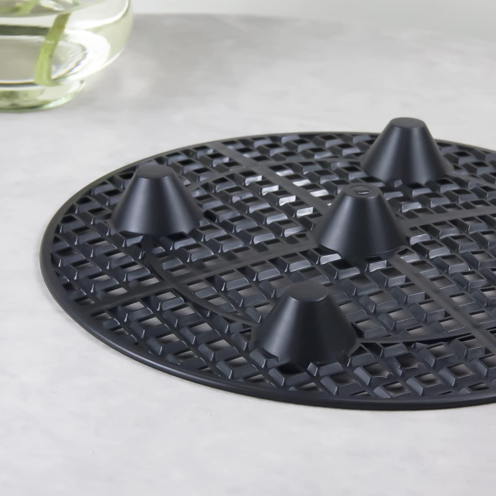 KVMORZE 8-piece set keeps pots elevated for better airflow.