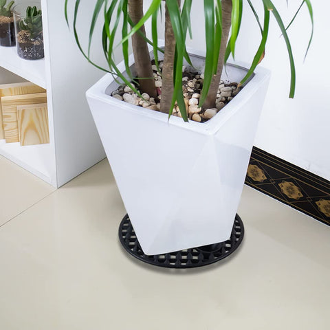KVMORZE heavy-duty plant stands support diverse pots while protecting floors.