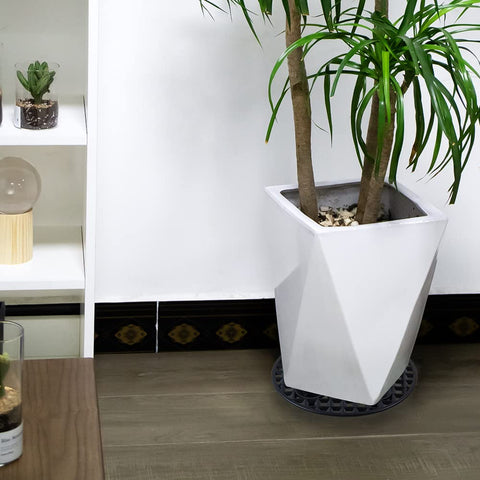 KVMORZE plant runoff tray airflow encourages drainage and reduces staining.