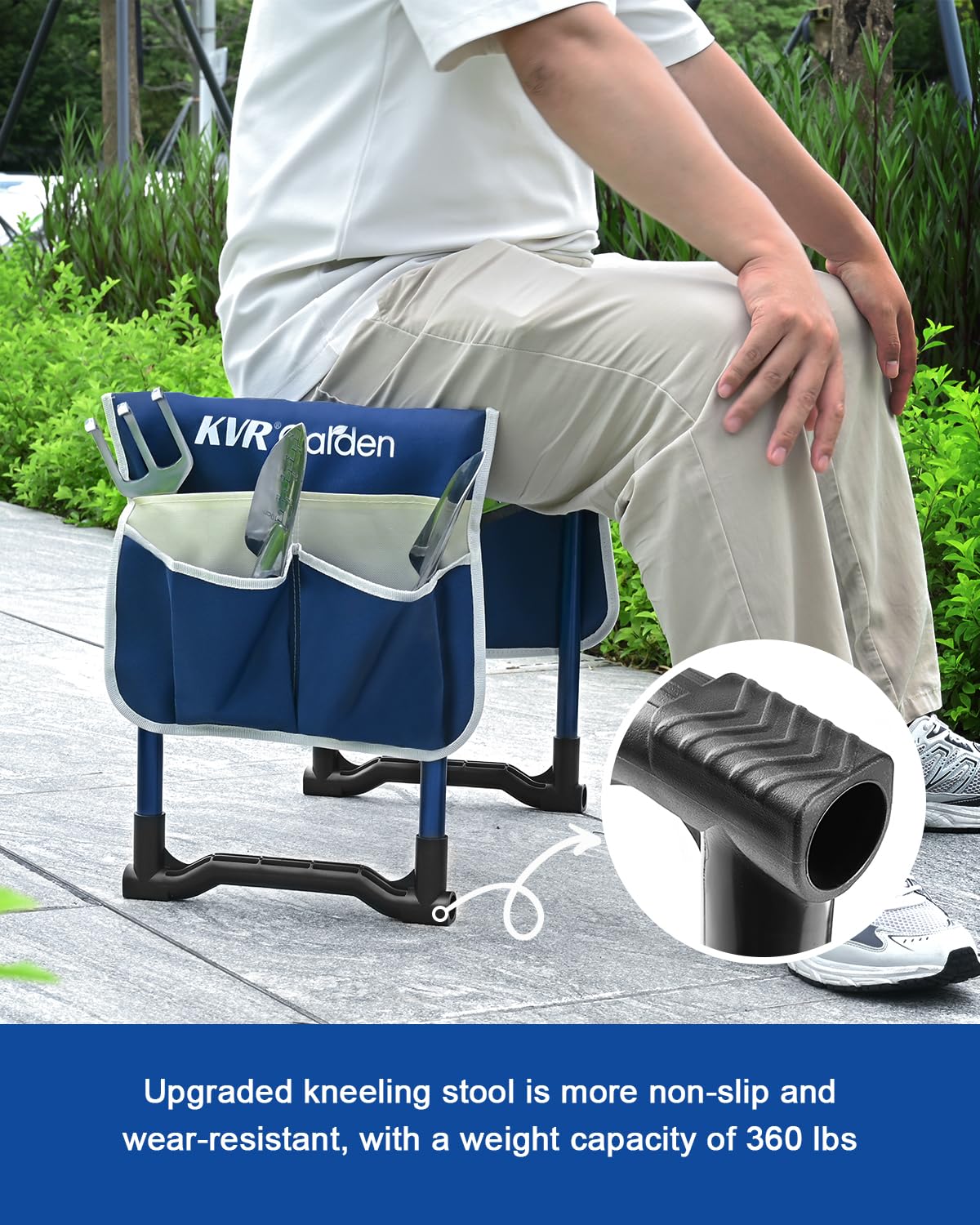 KVR Aluminum Transplanter ergonomic grip for easy transplanting