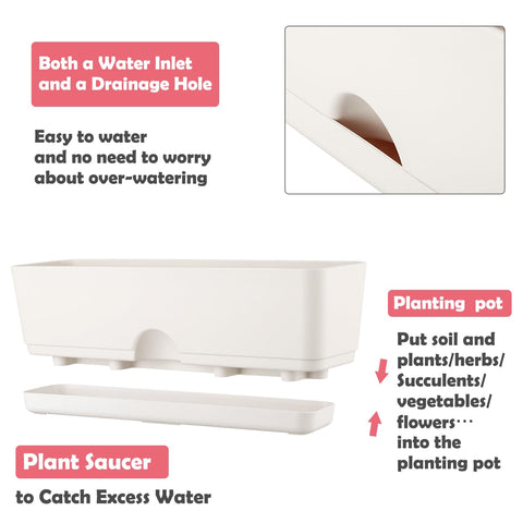 KvyusFlourish drainage hole saucer keeps floors clean and watering steady.