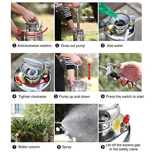 Kweetle adjustable nozzle enables misting adjustments for plants