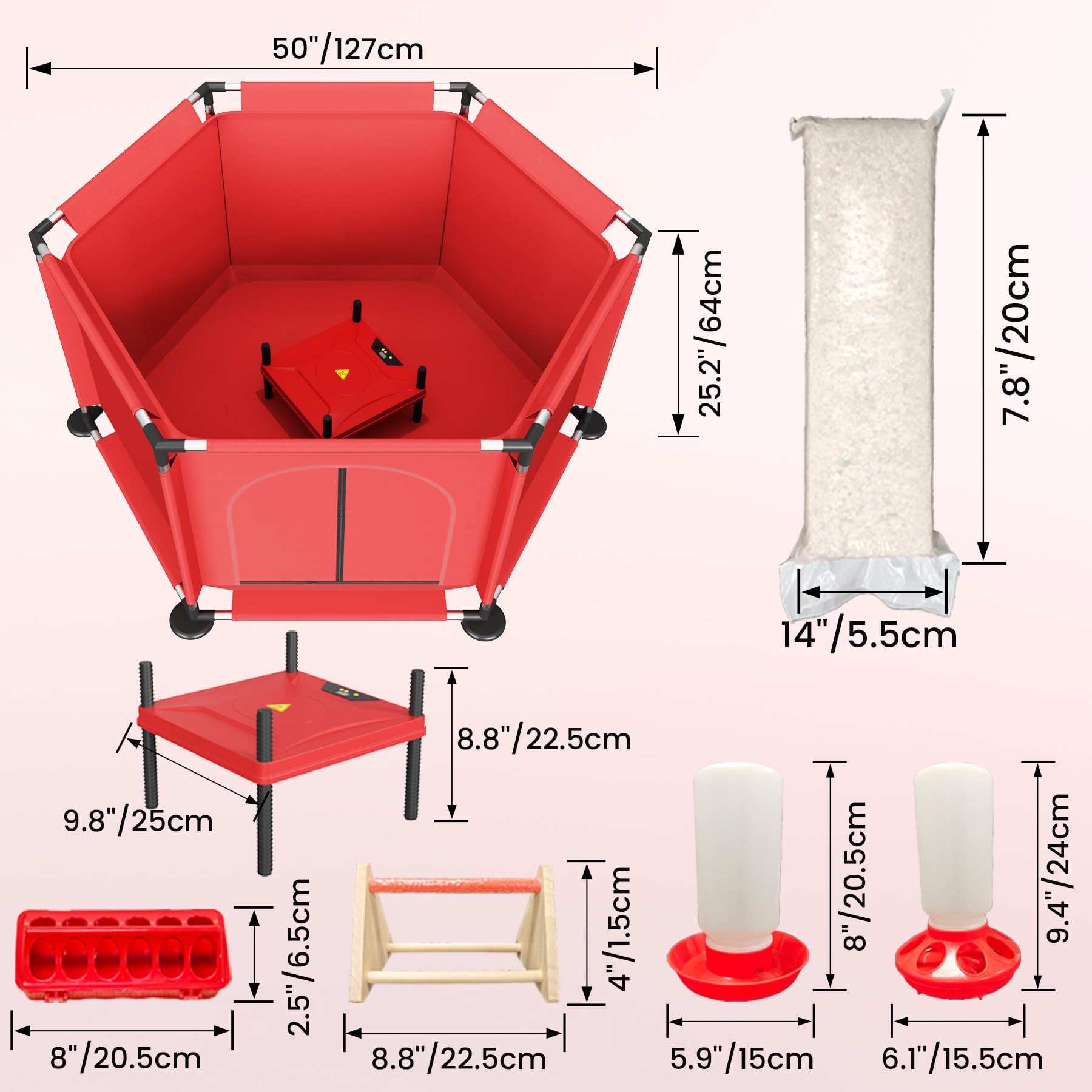 Kweetle mesh ventilation highlights airflow and safe access for chicks.
