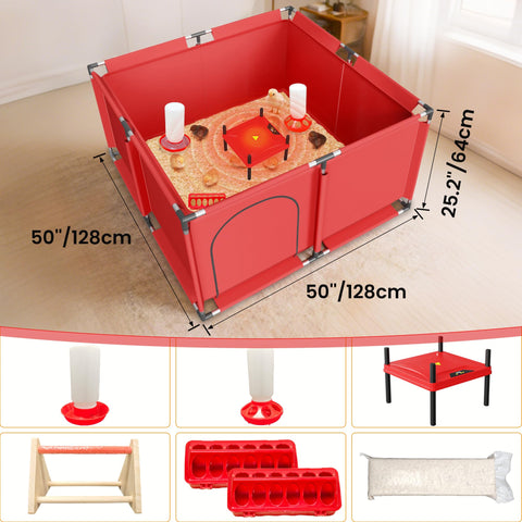 Kweetle reinforced stainless steel frame provides durable, escape-proof housing.