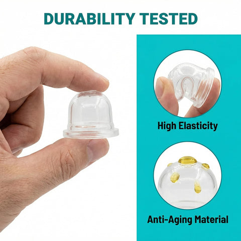 KWEOTUGO 6-pack primer bulbs for convenient tool maintenance.