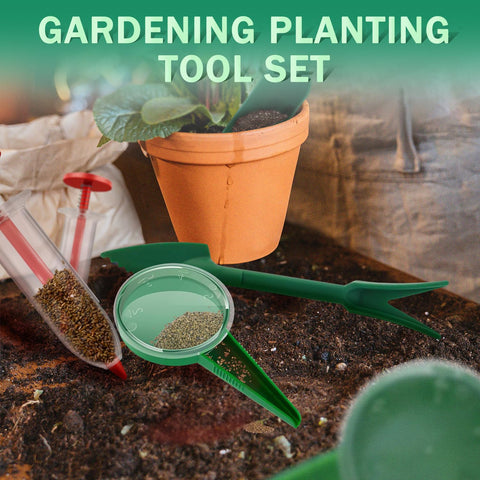 Kwevos transplanting tool for accurate seedling placement.