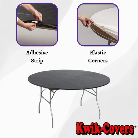 Detail of Kwik-Covers 3 mil vinyl thickness.