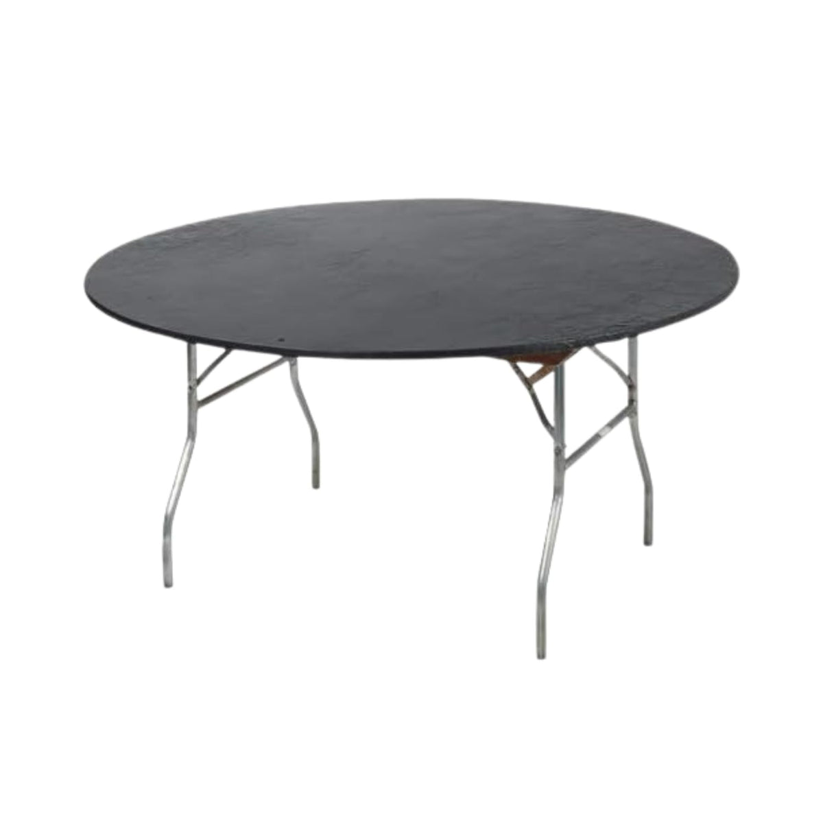 Kwik-Covers 60 inch round pack with five black covers for events.