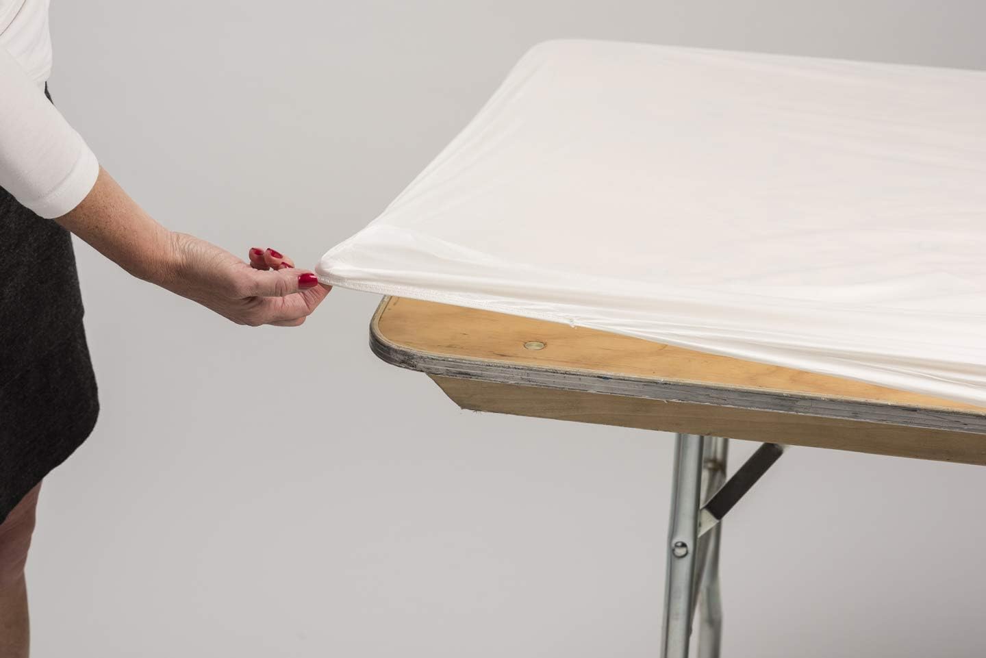 Edge-to-edge coverage from Kwik-Covers helps protect surfaces.