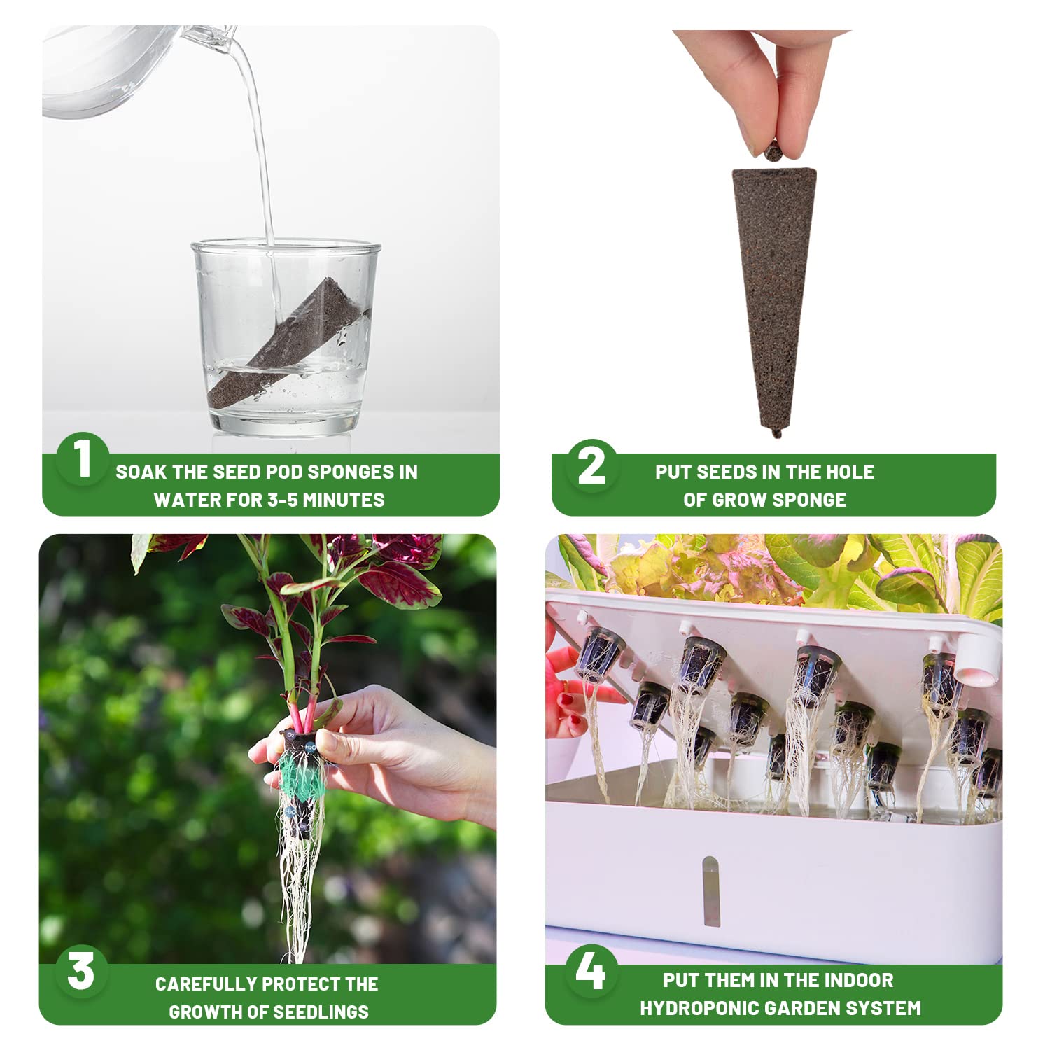 Bulk grow sponges offer ready replacements for ongoing gardening