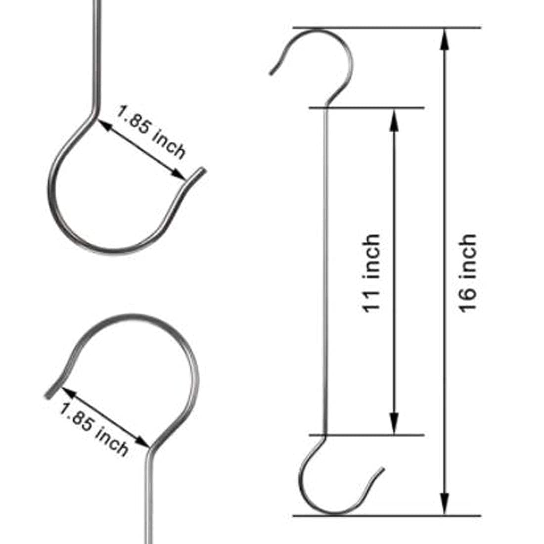 K Y KANGYUN heavy-duty hooks for patio decor and tool drying.