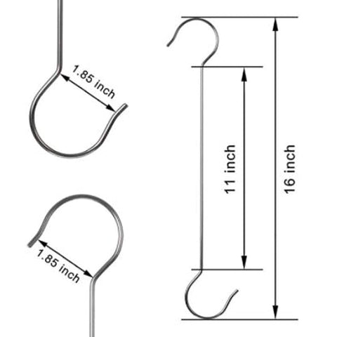 K Y KANGYUN heavy-duty hooks for patio decor and tool drying.