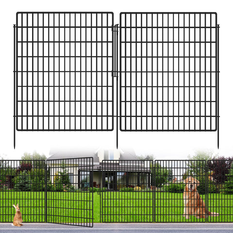KYATE 15-panel fence with lock for secure yard boundaries