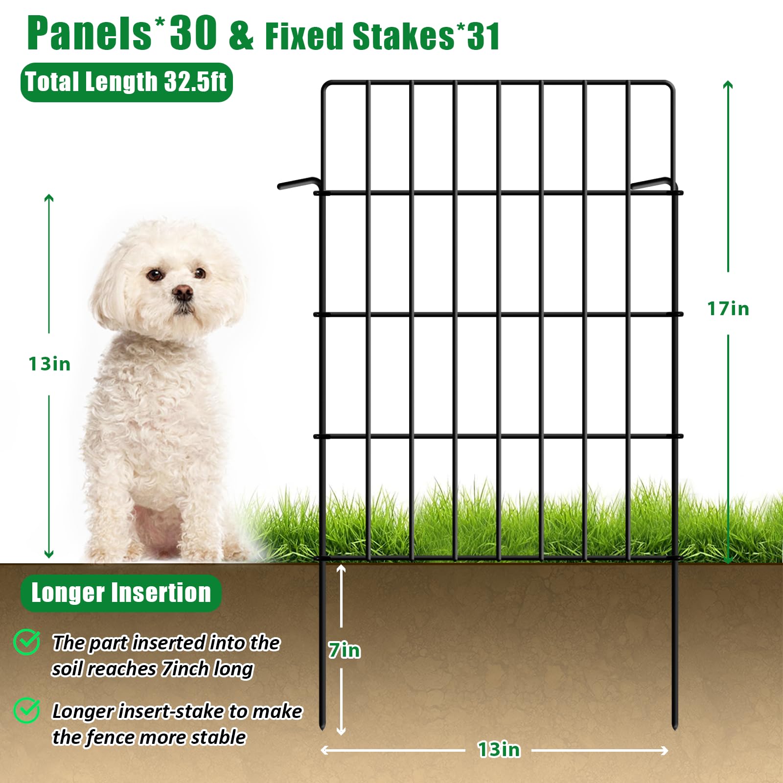 KYATE fence stake-insert design enables stable no-dig installation for yards