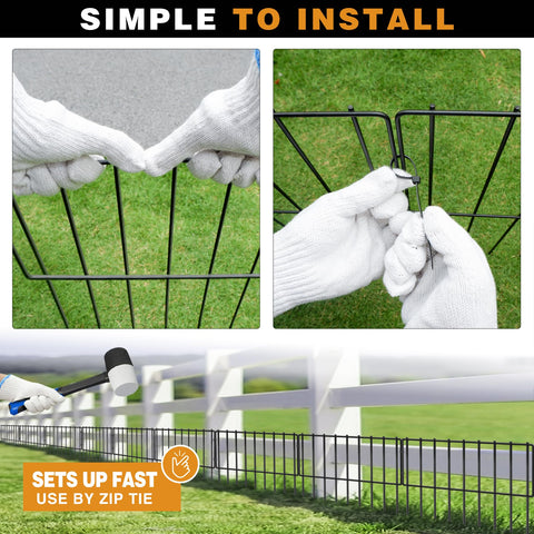 KYATE easy-install with cable ties enables quick, safe setup.