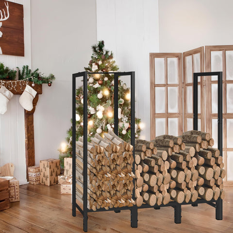 KYATE firewood rack sturdy square-tube frame ensures lasting durability.