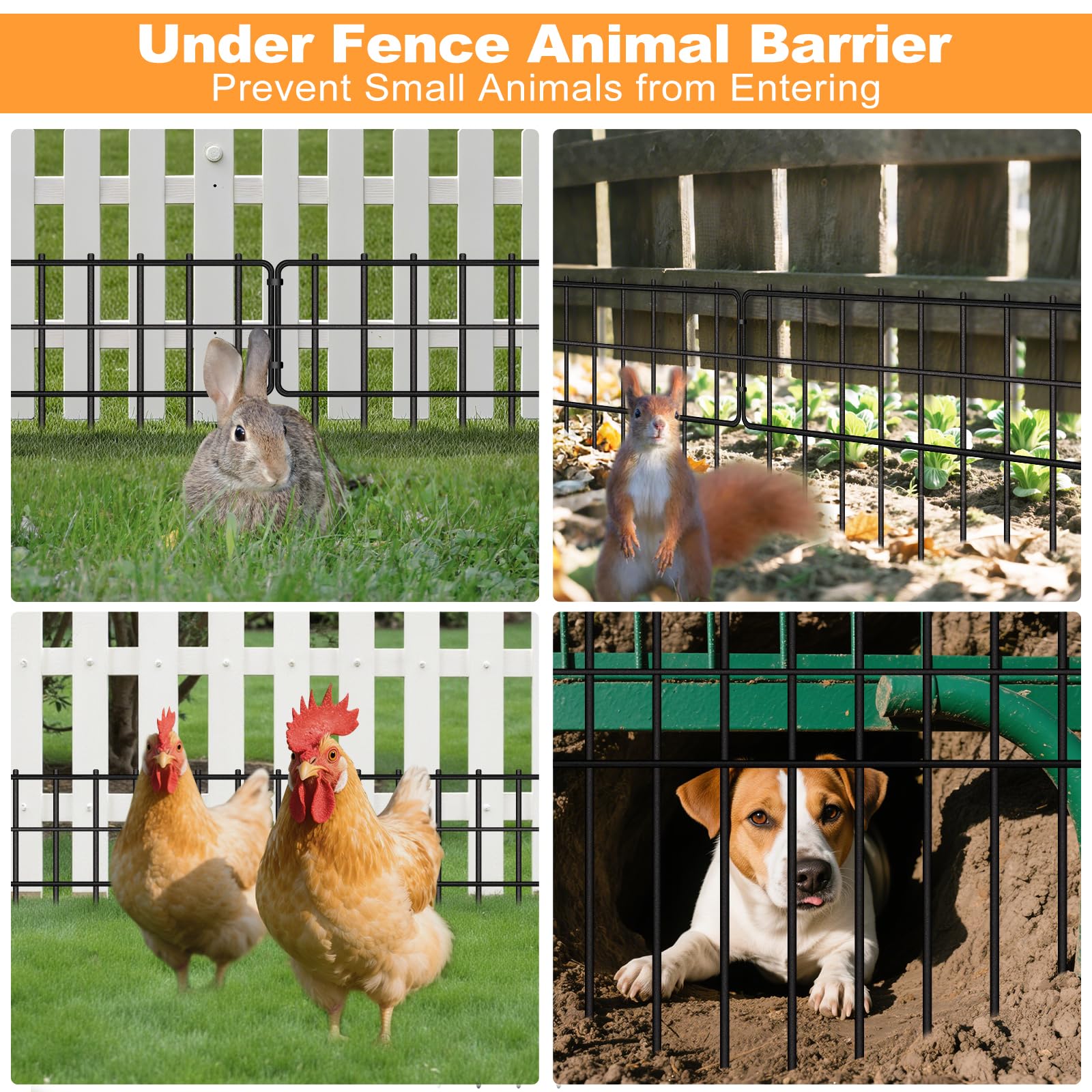 KYATE border fence protects gardens, lawns, and vegetable plots.