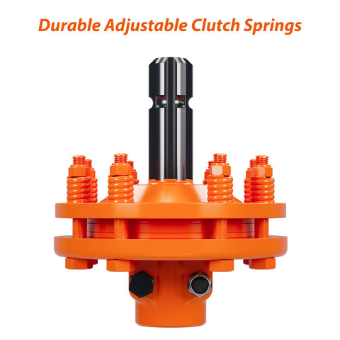 KYBOLT safety minded design with shear bolts helps protect equipment during overloads.