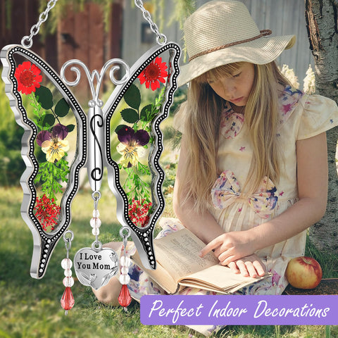 KY&BOSAM gift box packaging with butterfly suncatcher and large suction cup.