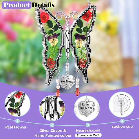 KY&BOSAM large suction cup included for easy window hanging.