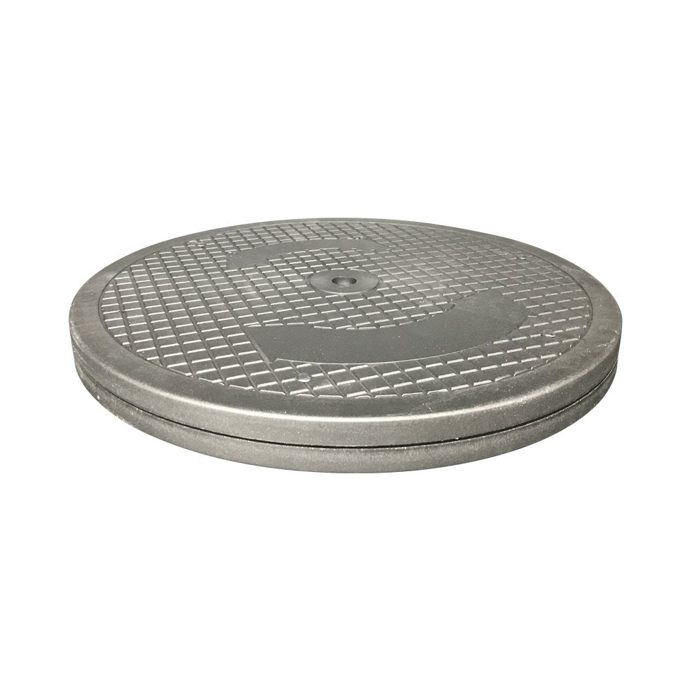 Stainless steel ball bearings provide smooth, rustproof rotation on the turntable.
