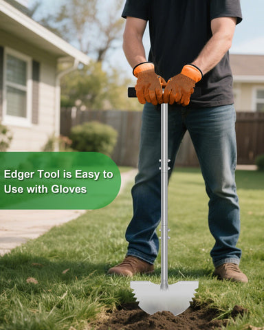 KYEEN-TOOLS rust-proof steel edger body withstands weather