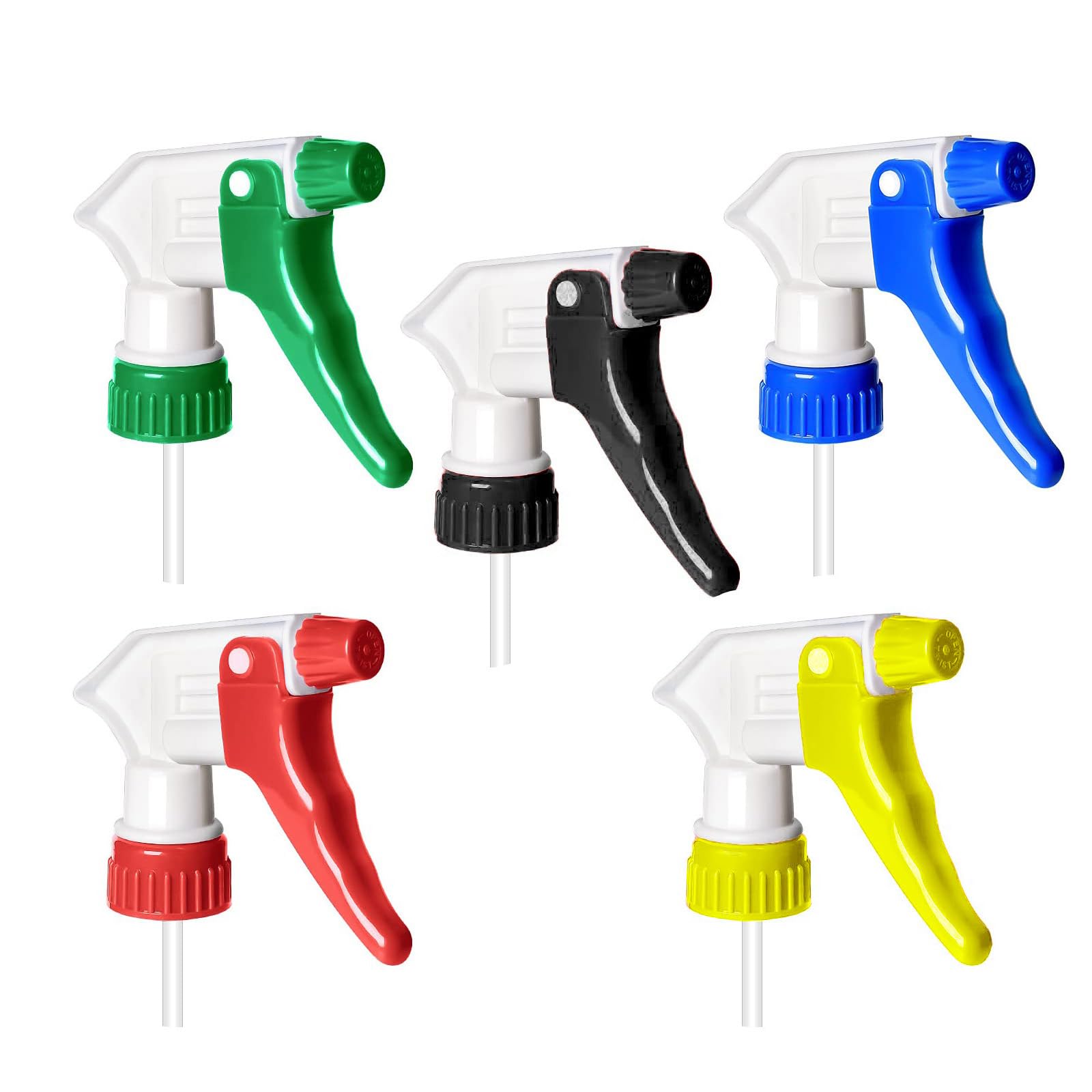 KYHYFJMD 5 pack spray nozzle red for versatile bottle compatibility and quick cleaning tasks.
