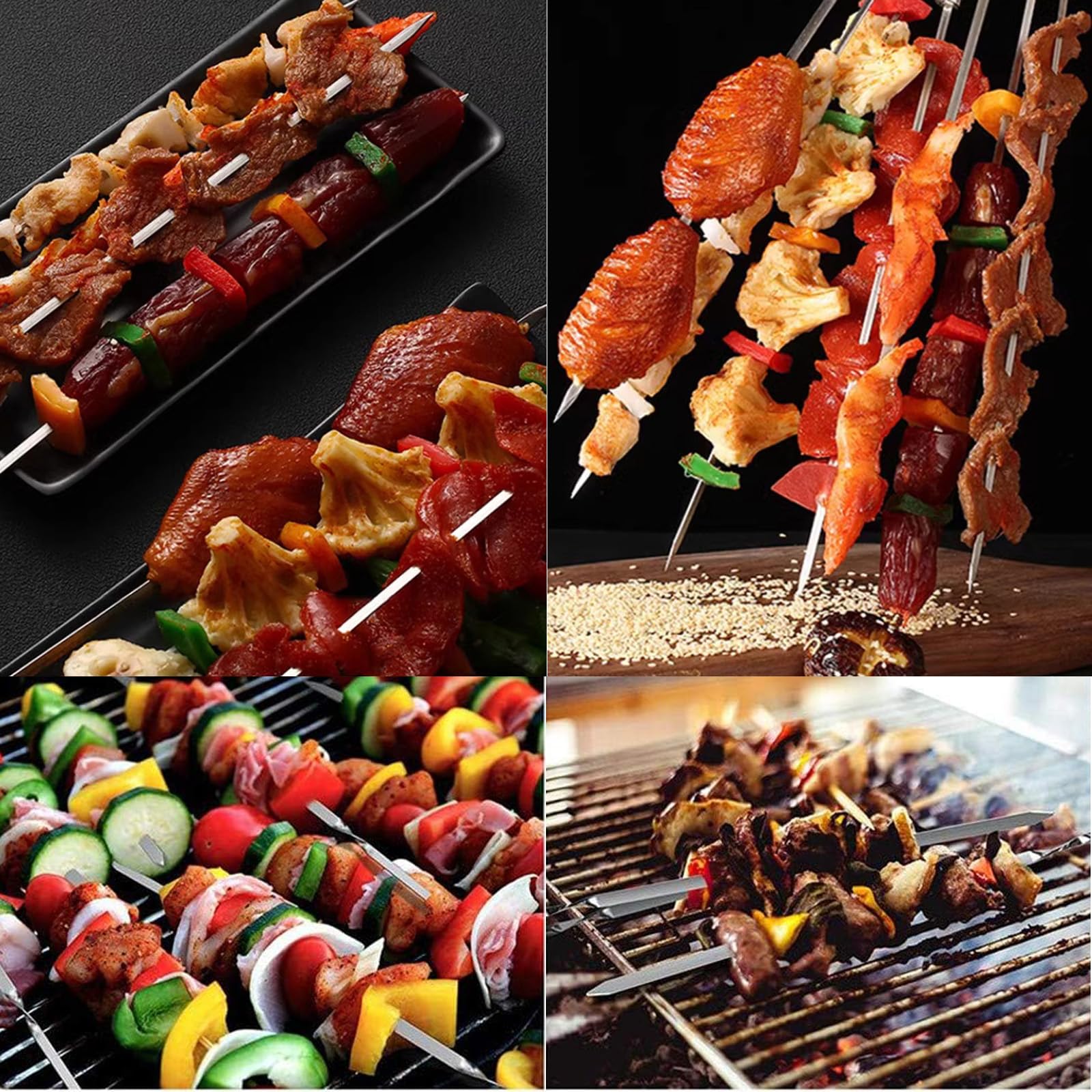 KYHYFJMD dishwasher-safe skewers simplify post-cook cleanup