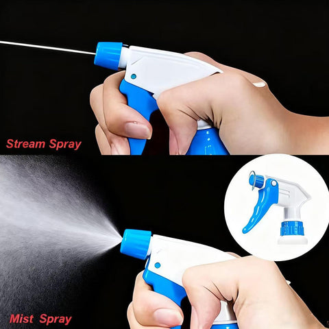 KYHYFJMD plastic spray bottle durable HDPE construction withstands daily use.