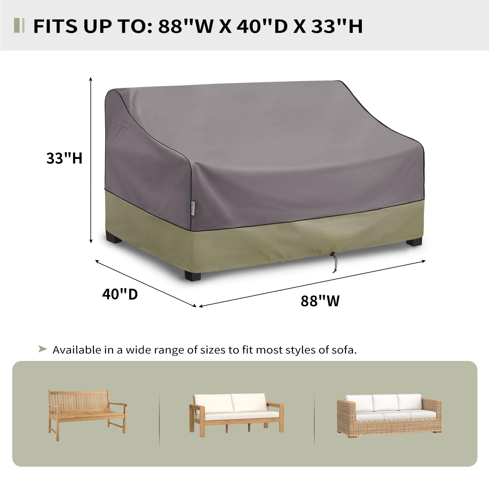 KylinLucky heavy-duty 600D fabric side view showing durability