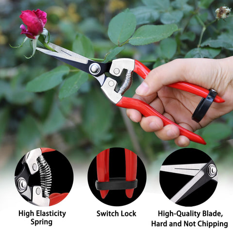 Kynup gardening gloves providing hand protection during pruning tasks.