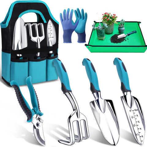 Kynup garden tools kit with trowel and essential hand tools for easy yard maintenance