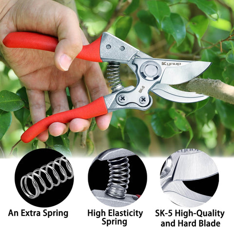 Kynup pruning shears aluminum die-cast body conveying sturdy construction