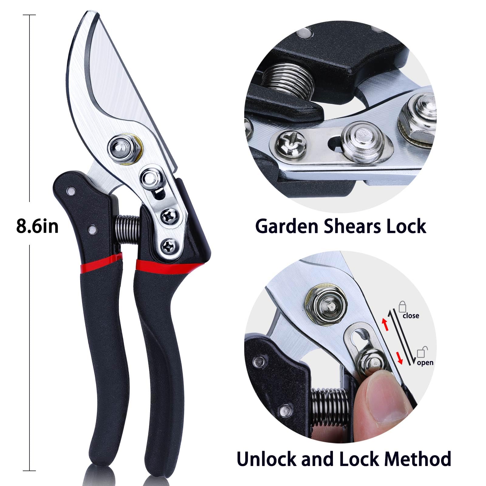 Kynup pruning shears ideal for roses, hedges, and shrubs in garden tasks.