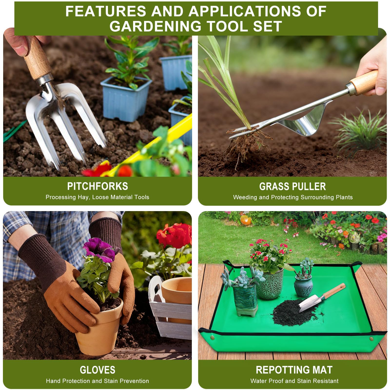 Kynup rust-proof garden tools ready for regular outdoor use