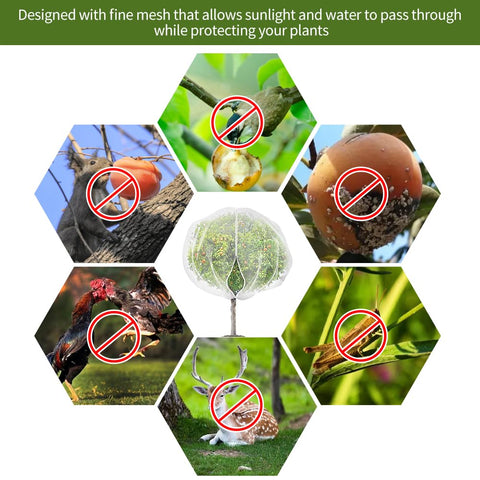 Easy to fold and store between harvests for reuse.