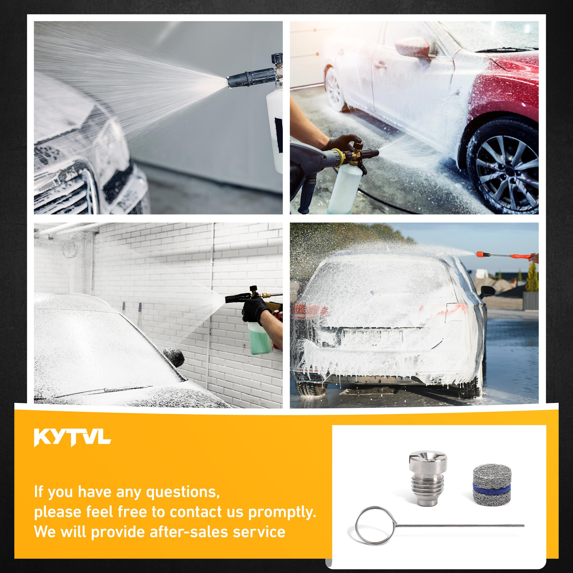 Kytvl 2-pack replacement set restores foam quality