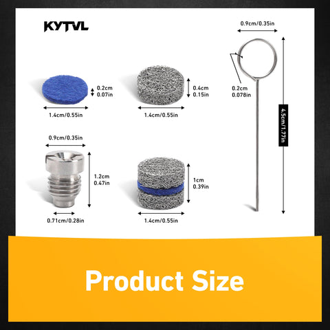 Kytvl cleaning brushes help maintain peak foam performance between uses