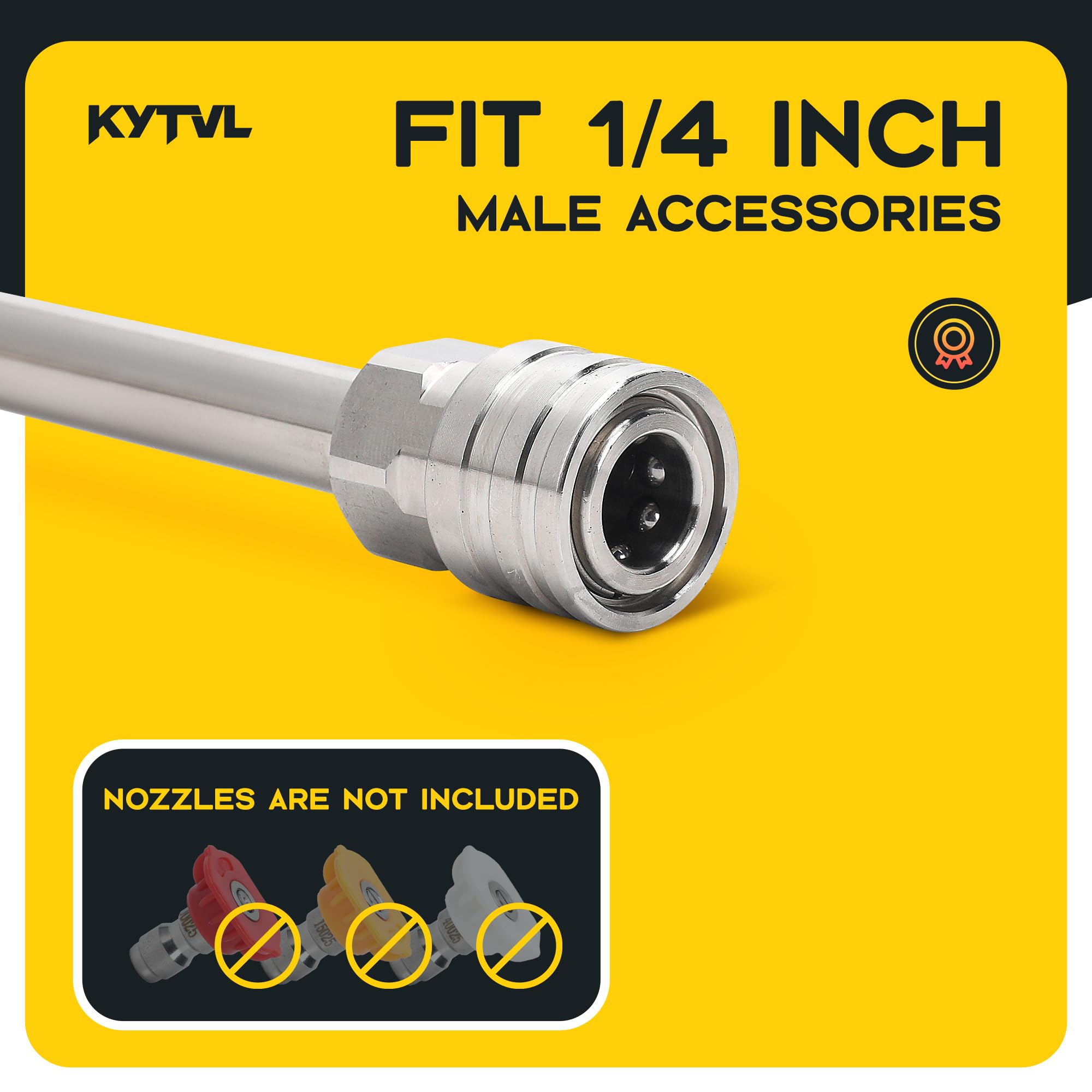Kytvl brass and stainless steel construction for durability