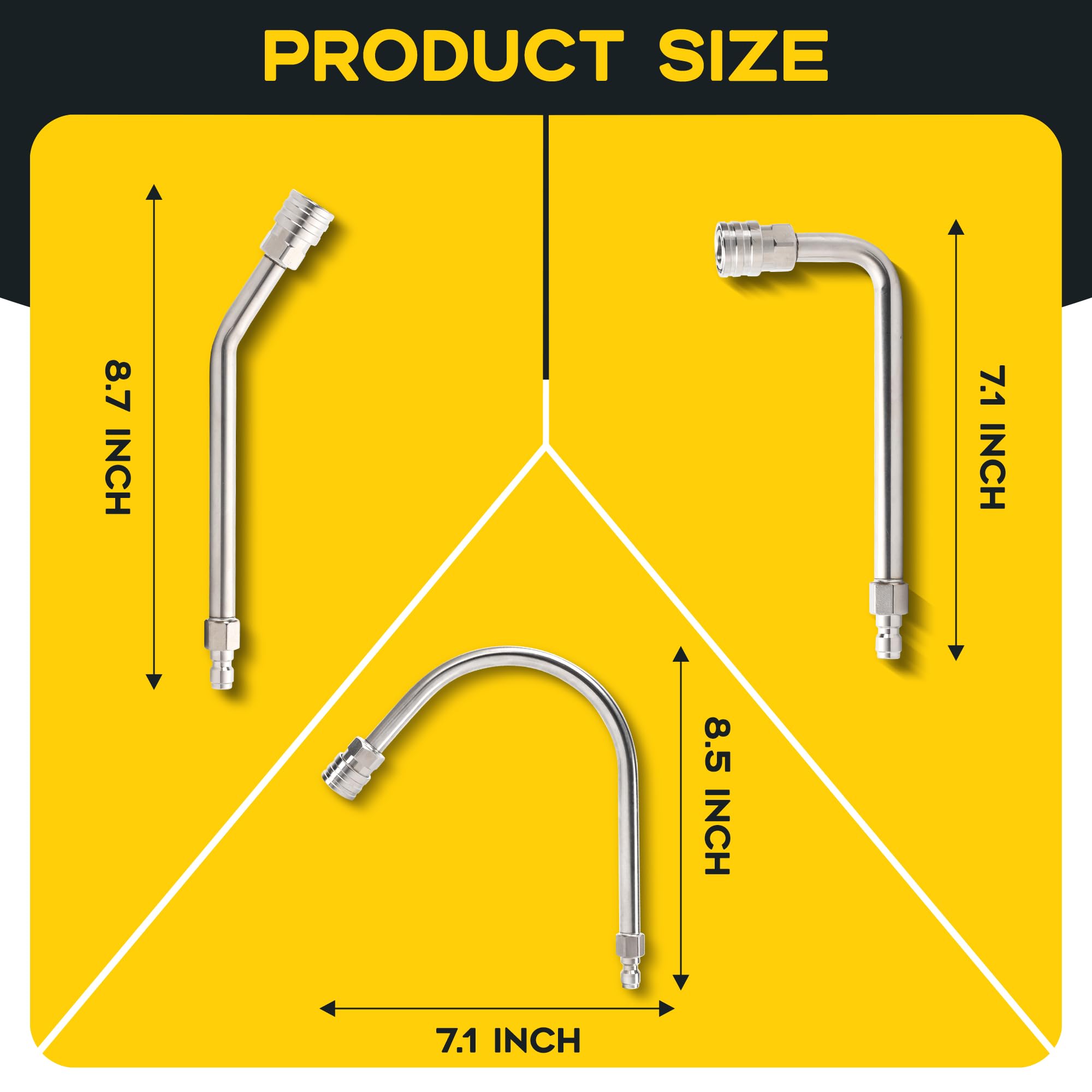 Kytvl quick-connect 1/4-inch extension wand for easy setup