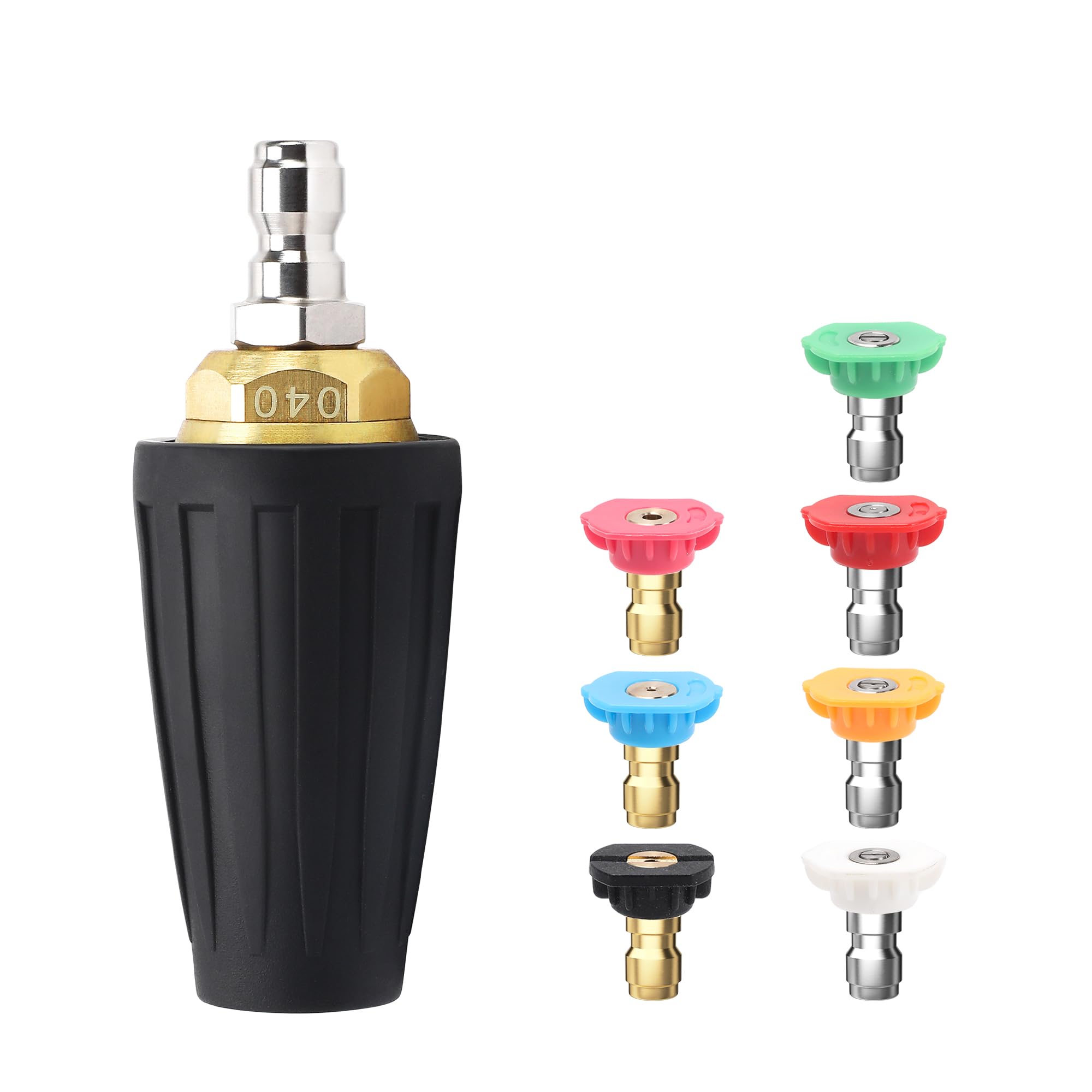 Kytvl turbo nozzle assembly showing a powerful cleaning setup for tough surfaces.