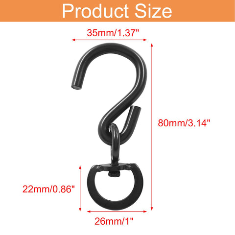 Kyuionty swivel hook with three-part design for reliable outdoor use.