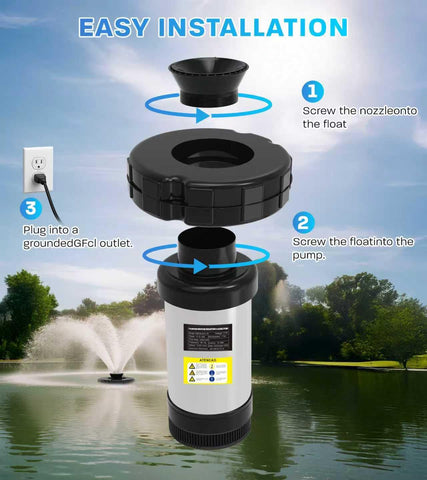 KYZDZQ anti-clog inlet filter helps maintain reliable performance in varied conditions.