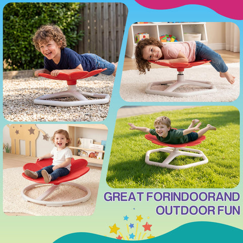 KYZDZQ Spinning Chair with anti-slip base enhances safe play.