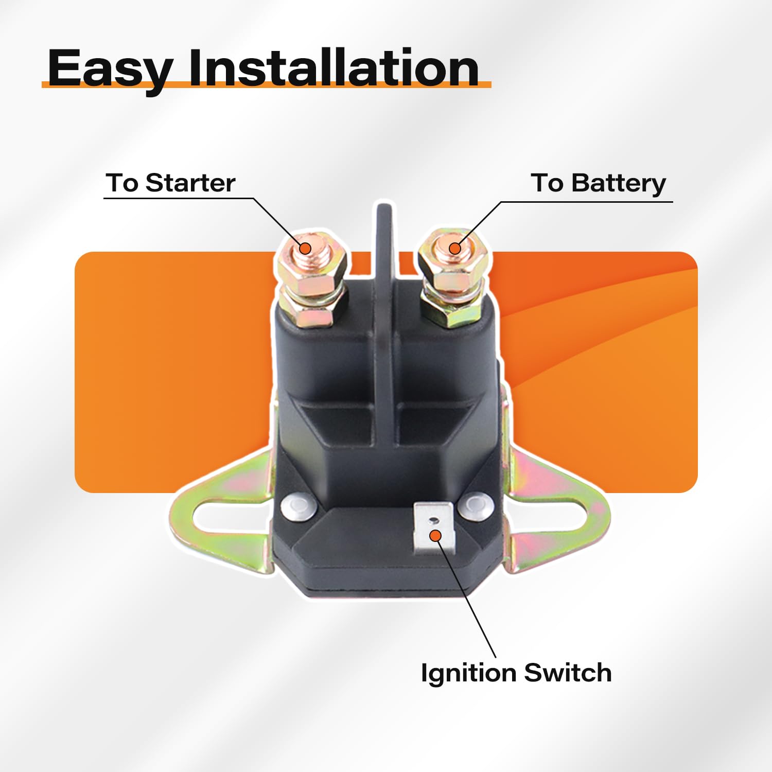 KZDAZ waterproof and rustproof design withstands outdoor mowing conditions.