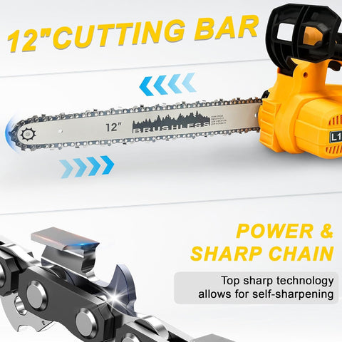 L1NXIXI cordless design enables mobility for outdoor work away from outlets.
