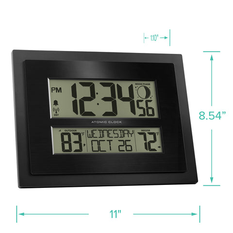 La Crosse 513-75624-INT moon phase display for nightly planning.
